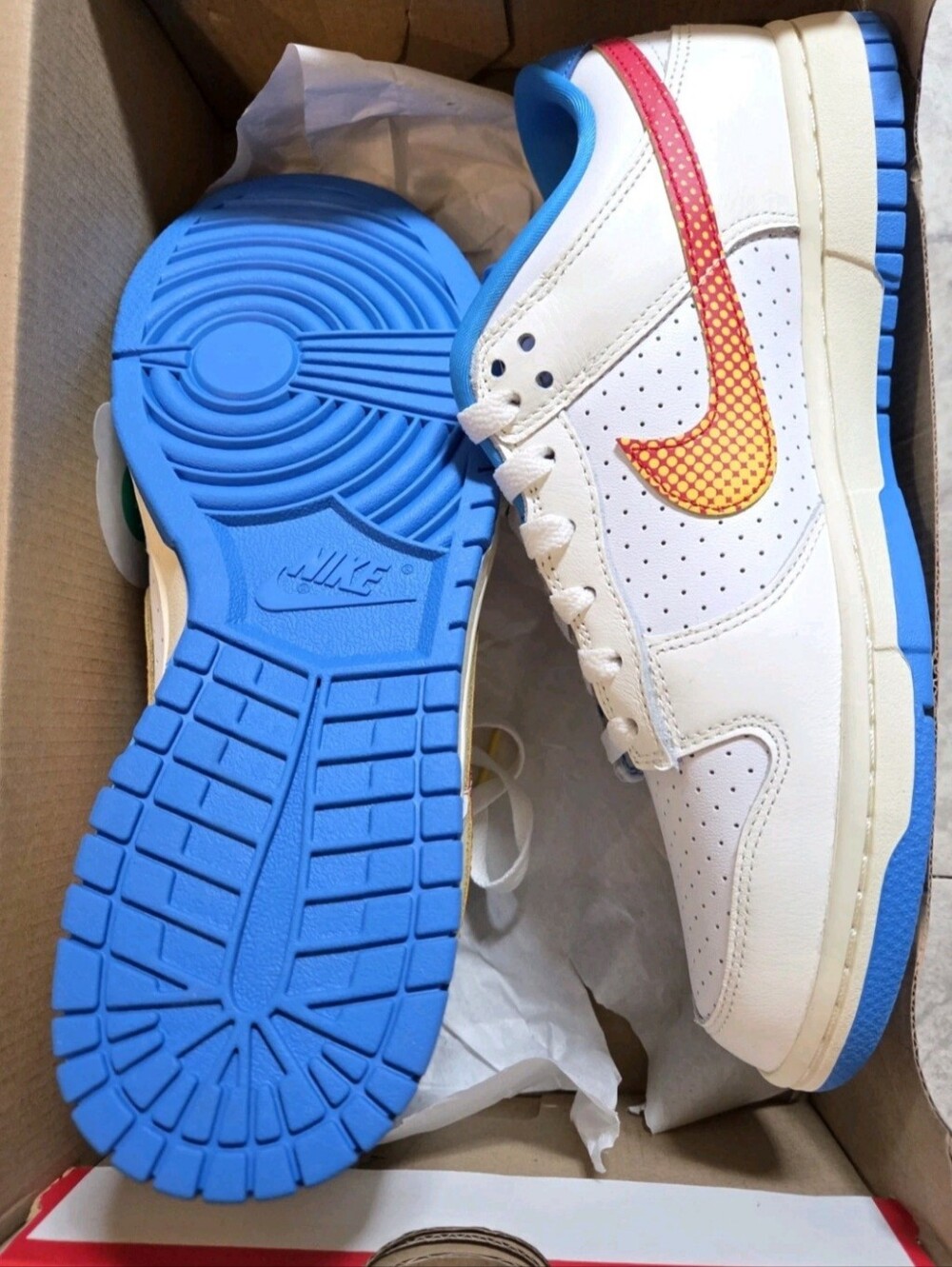 Nike Dunk Low ‘Pop Art’ ‘Harlem Globetrotters' US Men's Size 8 / Wmns Sz 10 - Picture 8 of 10